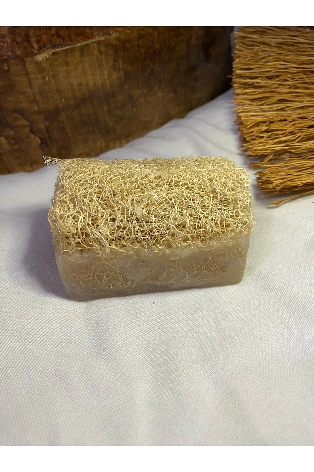 COREVA Doğal Kabak Lifli Prinç Özlü Sabun